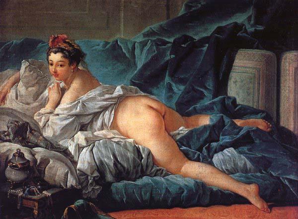 Francois Boucher Brown Odalisk